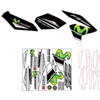 tem rời fz150i movitas xanh trắng xe đen