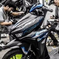Tem Rời Honda Vario 150 Đen Nhám Phong Cách Cực Chất