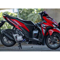 Tem Rời Honda Vario 150 Hoa Văn Dán Xe Đỏ