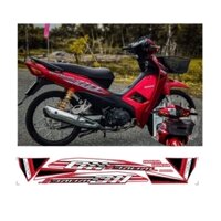 Tem Rời Honda Wave 110 nhiều mẫu mã chất liệu in 3 lớp PPF, chống nước không phai màu logo decal.
