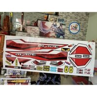 Tem rời honda wave blade 110 đỏ đen mẫu zin
