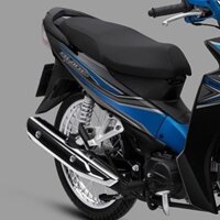 Tem Rời Honda Wave Blade 110 Dán Xe Xanh Đen  - Decal In Chất Lượng