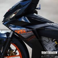 Tem rời in UV cao cấp. Decal dán xe Winner 150 V1 màu đen. Mẫu RS nổi bật