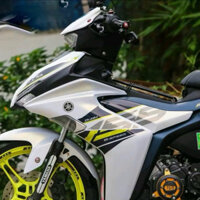 Tem Rời Mẫu RC - Xe Exciter 155 - xe Màu trắng. Chất liệu decal 3 lớp Nhãn Dán