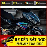 TEM RỜI mẫu RSX150 màu titan cho Winner X đen