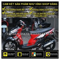 TEM RỜI MIO ULTIMO 2009 SAMURAI ĐỎ ĐEN - BI DECAL