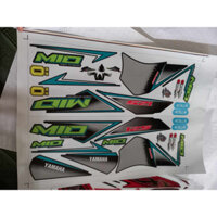 tem rời mio ultimo xanh non dán xe đen