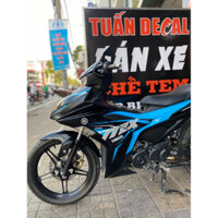 Tem rời MX King xanh đen cho Exciter 155