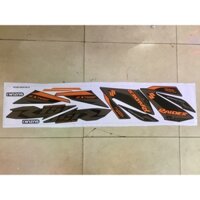 Tem Rơi Raider Fi xe đen - tem Cam không bay màu