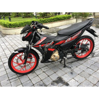 tem rời raider R150 full đen đỏ