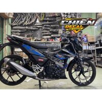 Tem rời RAIDER R150 mẫu zin xanh đen xám 2021 chất liệu keo mccal màng bóng