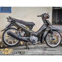 Tem rời RC đen  sirius chất liệu keo mccal màng bóng