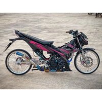 tem rời satria F150 full đen phối nhiều màu