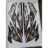 tem rời satria f150 phụ tùng đen