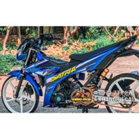 Tem rời satria F150 xe xanh