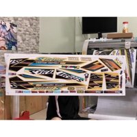 Tem rời Sirius dán xe vàng