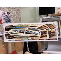 Tem rời Sirius dán xe vàng