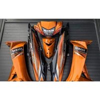 tem rời sirius đen cam, tặng kèm set logo