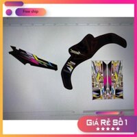 Tem rời Sirius Fi dán xe đen