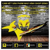 TEM RỜI SIRIUS MẪU 2012 PHỐI VÀNG ĐEN - BI DECAL