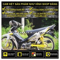 TEM RỜI SIRIUS MẪU FALKEN DÁN XE BẠC - BI DECAL