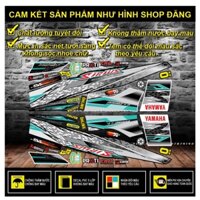 TEM RỜI SIRIUS MẪU SỌC PHỐI TRẮNG XÁM XANH ĐEN - BI DECAL