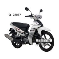 Tem rời Sirius - RC 2017, trắng đen - Thiết kế theo yêu cầu, chỉnh sửa theo ý. Sắc nét, bền màu