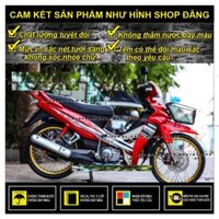 TEM RỜI SIRIUS SPARK NANO PHỐI DÁN XE ĐỎ YẾM BẠC - BI DECAL