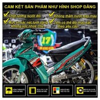 TEM RỜI SIRIUS SPARK PHỐI MÀU XANH NGỌC - BI DECAL