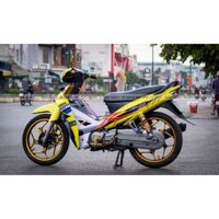 TEM RỜI SIRIUS thiết kế 110 cho xe màu vàng