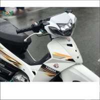 Tem Rời Sirius Trắng Cam ( Decal PVC cao cấp không bay màu )