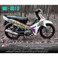 Tem rời Sirius xe trắng - Marsupilami hồng xanh siêu hot