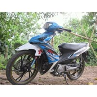 Tem Rời Suzuki Axelo 125 Trắng Xanh Da Trời