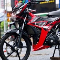 Tem Rời Suzuki Satria F150 Đỏ Đen  - Decal In Chất Lượng