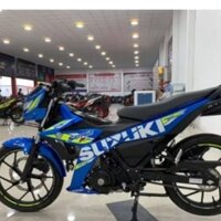 Tem Rời Suzuki Satria F150 Zin Xanh Gp  - Decal In Chất Lượng