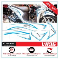 TEM RỜI VISION 2016 CHỈ TRẮNG XANH - BI DECAL
