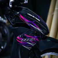 tem rời vision đen lửa tím cực chất , tem 3 lớp bền màu không phai