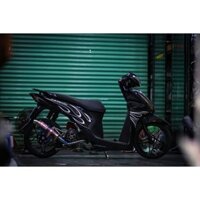 tem rời vision đen tem lửa cực chất mẫu ( Mới )  2023 , tem 3 lớp bền màu - Decal Cao Cấp