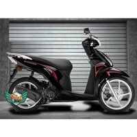 Tem rời Vision mới Xe đen Nhám (W)