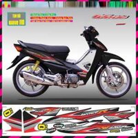 Tem Rời Wave 100 Tem Chế Wave A Đen Trắng Decal 3 lớp Chất Lượng