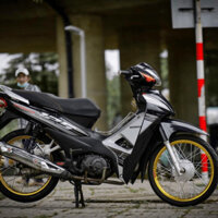 Tem rời wave a 110 đen xám chế 125 bắt mắt mẫu Thịnh Hành 2024