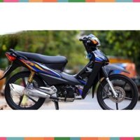 tem rời wave A xe đen phối vàng xanh