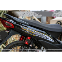 Tem rời Wave Alpha 110 đen mẫu mới đơn giản