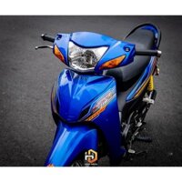 tem rời wave s 110 xanh bac mẫu chế mới 2023 đẹp mắt , tem 3 lớp bền màu - Decal Cao Cấp Nhất Nhất