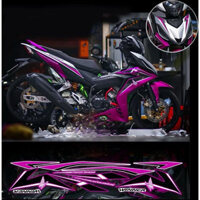 Tem rời Winner Đen Xám RS phối đủ màu Decal 3 lớp cao cấp chống nước - Nhãn Dán