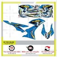 TEM RỜI WINNER X KING DRAG DÁN XE XANH - THU DECAL