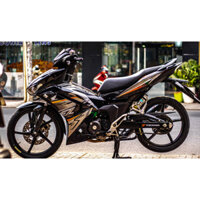 Tem rời winner X màu cam đen dán cho xe màu đen