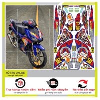 TEM RỜI WINNER X MÈO THẦN TÀI DÁN XE XANH - TRUNG DECAL