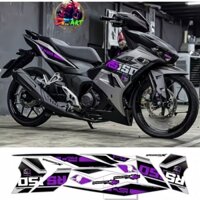 Tem rời Winner X V3 - Mẫu RS150 Xe xám. Chất liệu PPF Cao Cấp : 3 Lớp, Chống Nước, Chống Phai Màu. Nhãn Dán Decal