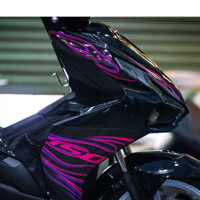 Tem rời Xe Airblade Ab đen tím lửa mẫu mới xe đời 2020-2022